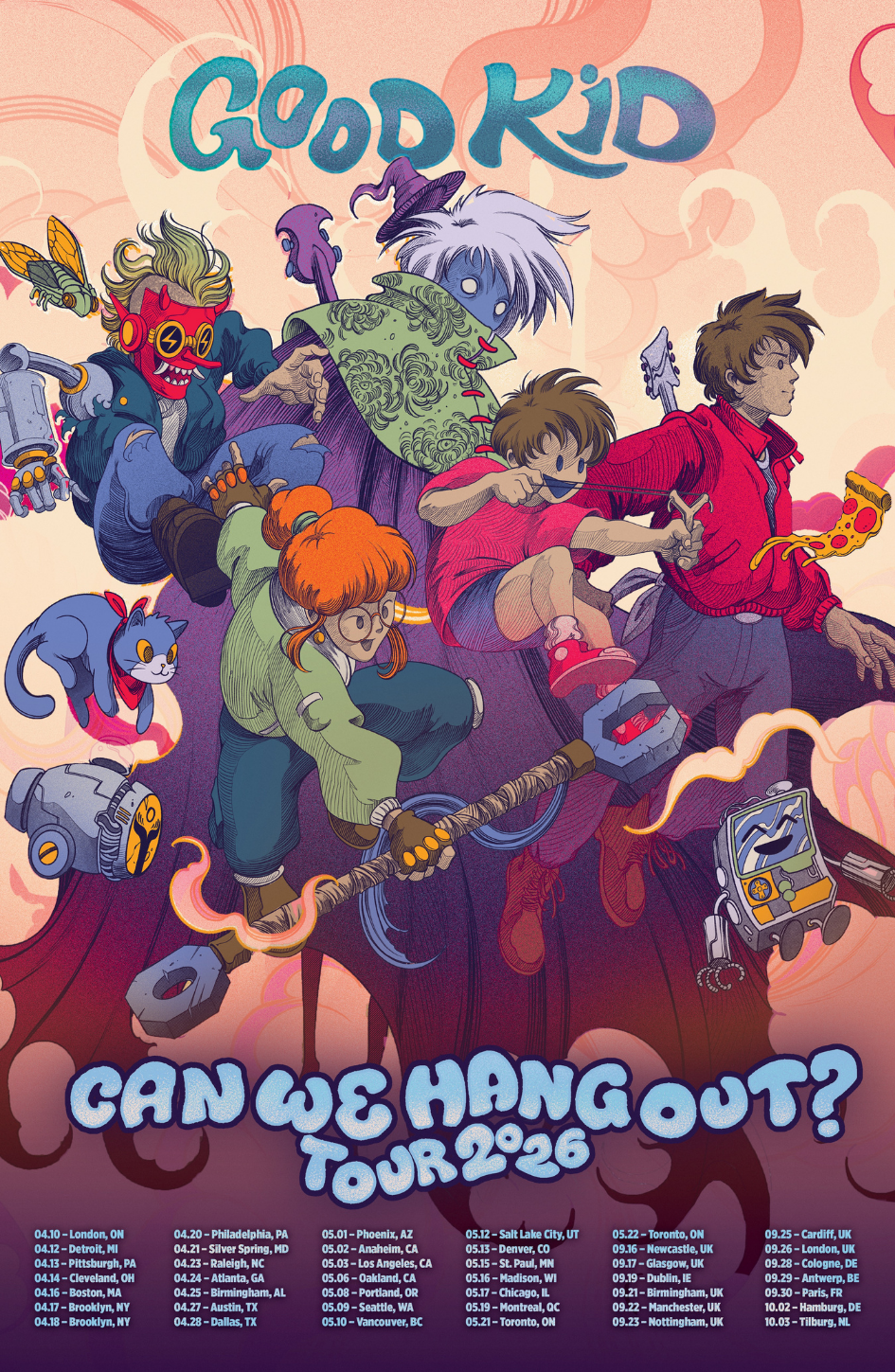 Can We Hang Out Tour Poster! (Unsigned & Signed)