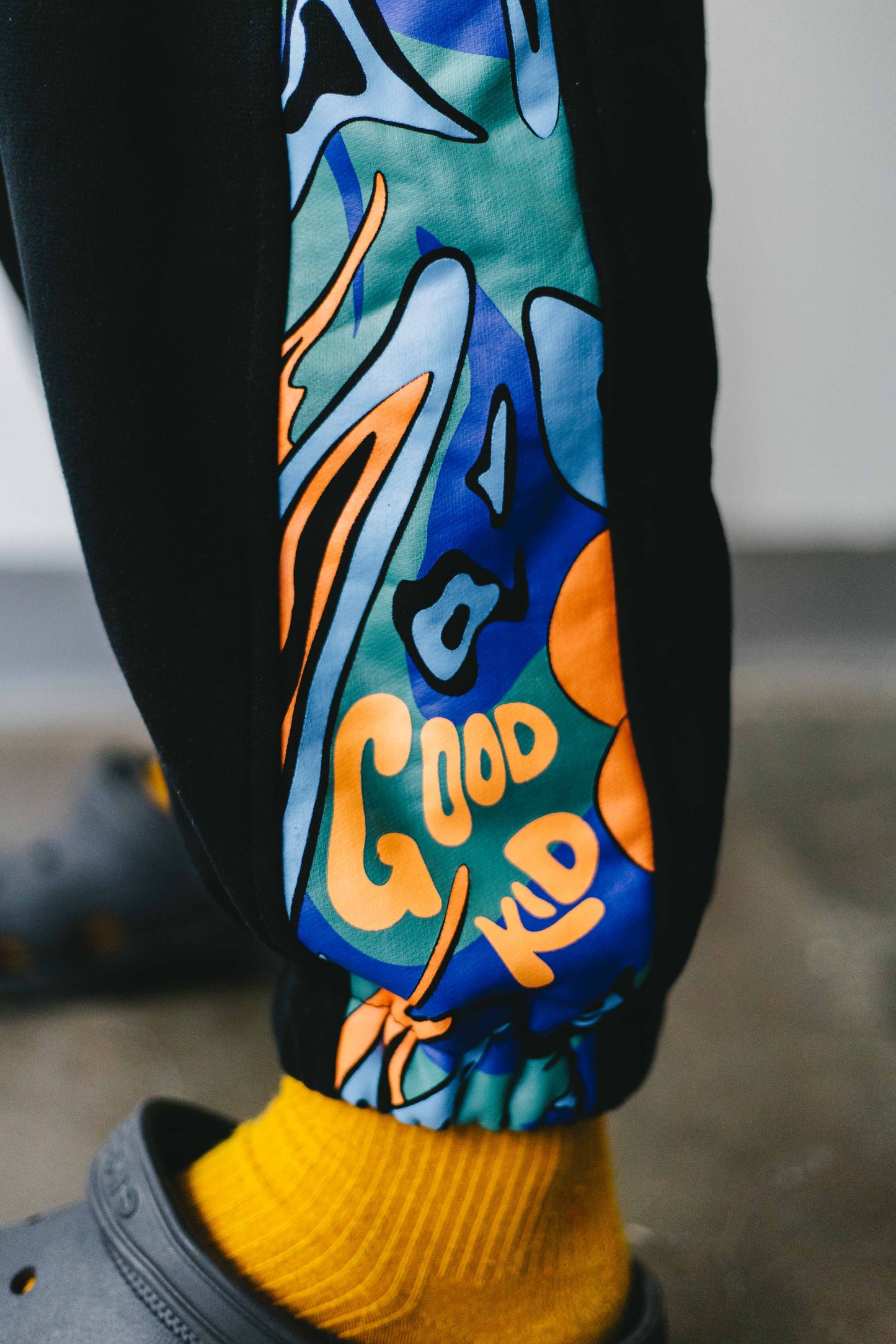 Good Kid x LaziYu Dark Mode Sweatpants- Last Chance!