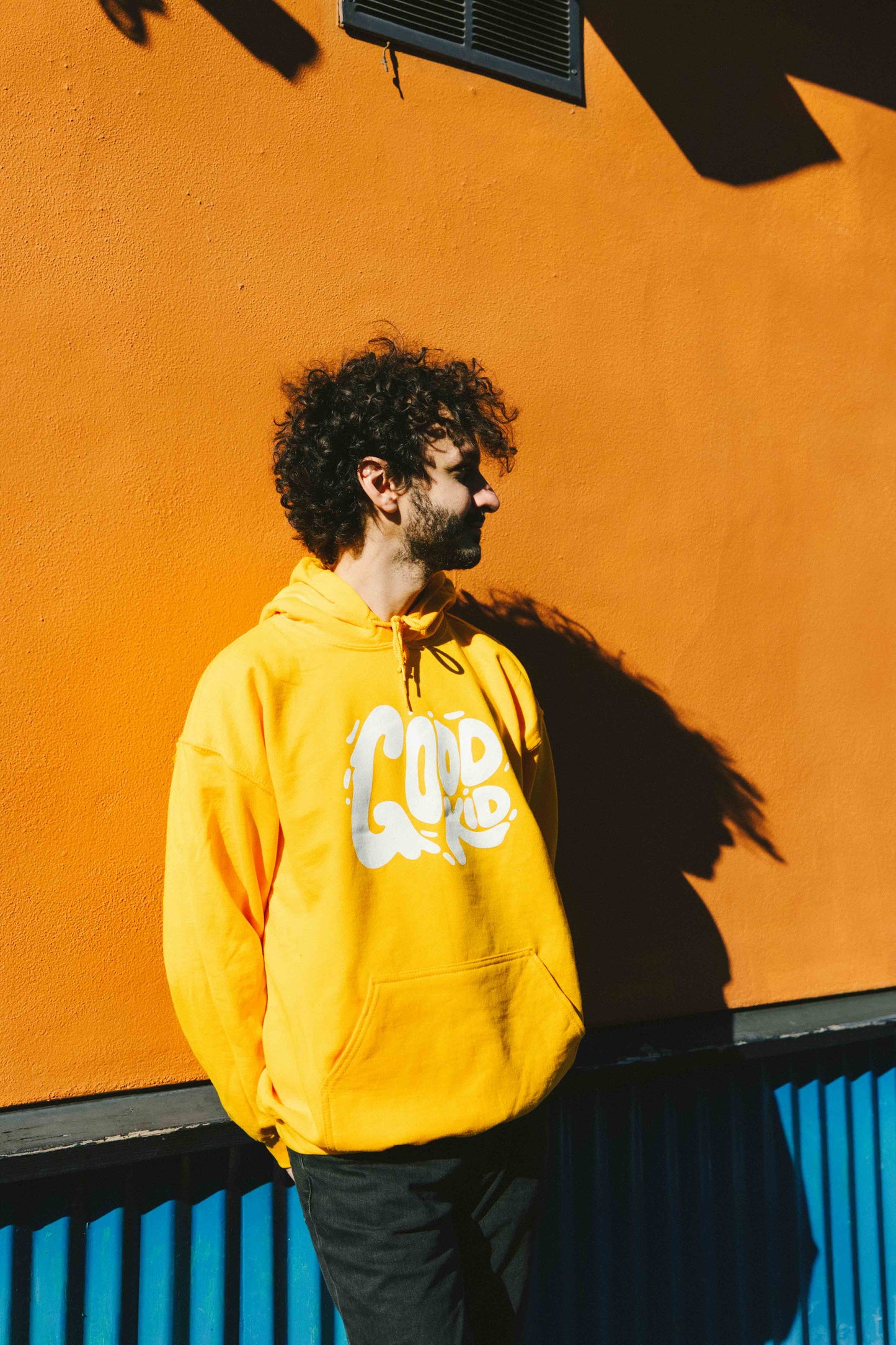 Good Kid Logo Hoodie - Gold