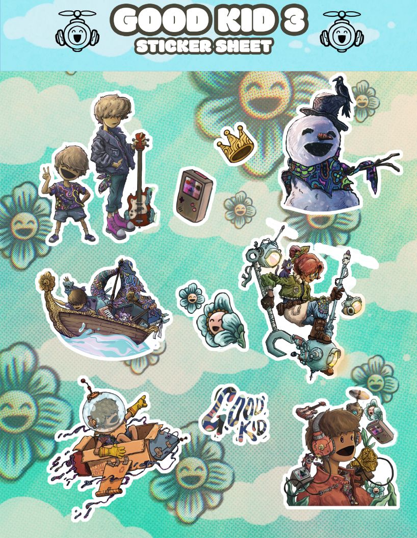 EP 3 Sticker Sheet