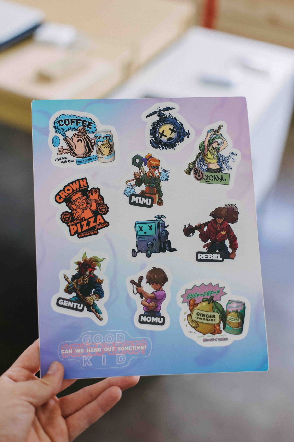 Can We Hang Out Sometime? Sticker Sheet