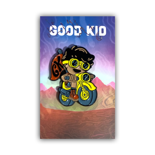 Good Kid Motorcycle Pin