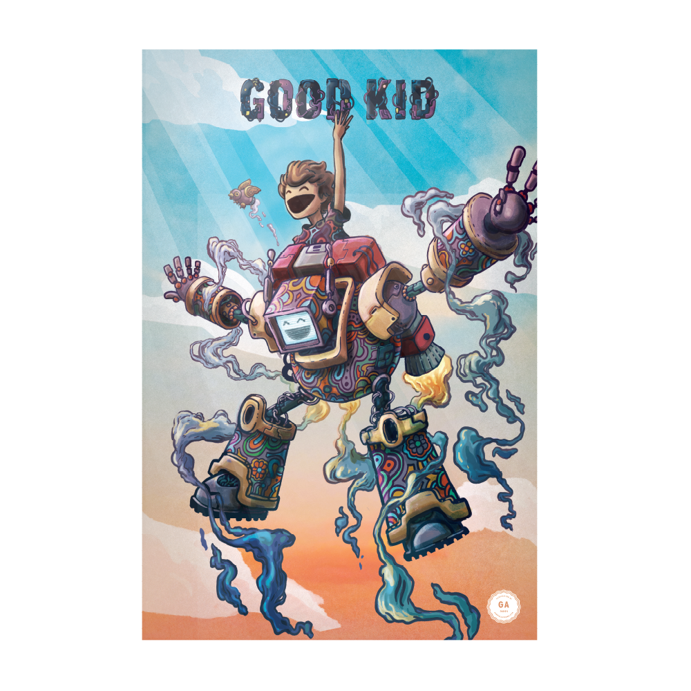 Robot Kid Poster